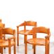 Set of 6 solid pinewood armchairs by Rainer Daumiller for Hirtshals Sawmill