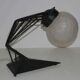 Lampe  fer forgé art déco
