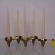 Large Brutalist Bronze Candleholder by Michael Harjes, 1960s