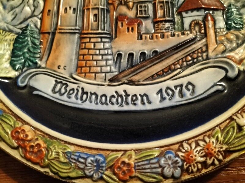 Assiette Weihnachten de 1979 Grenza série limitée