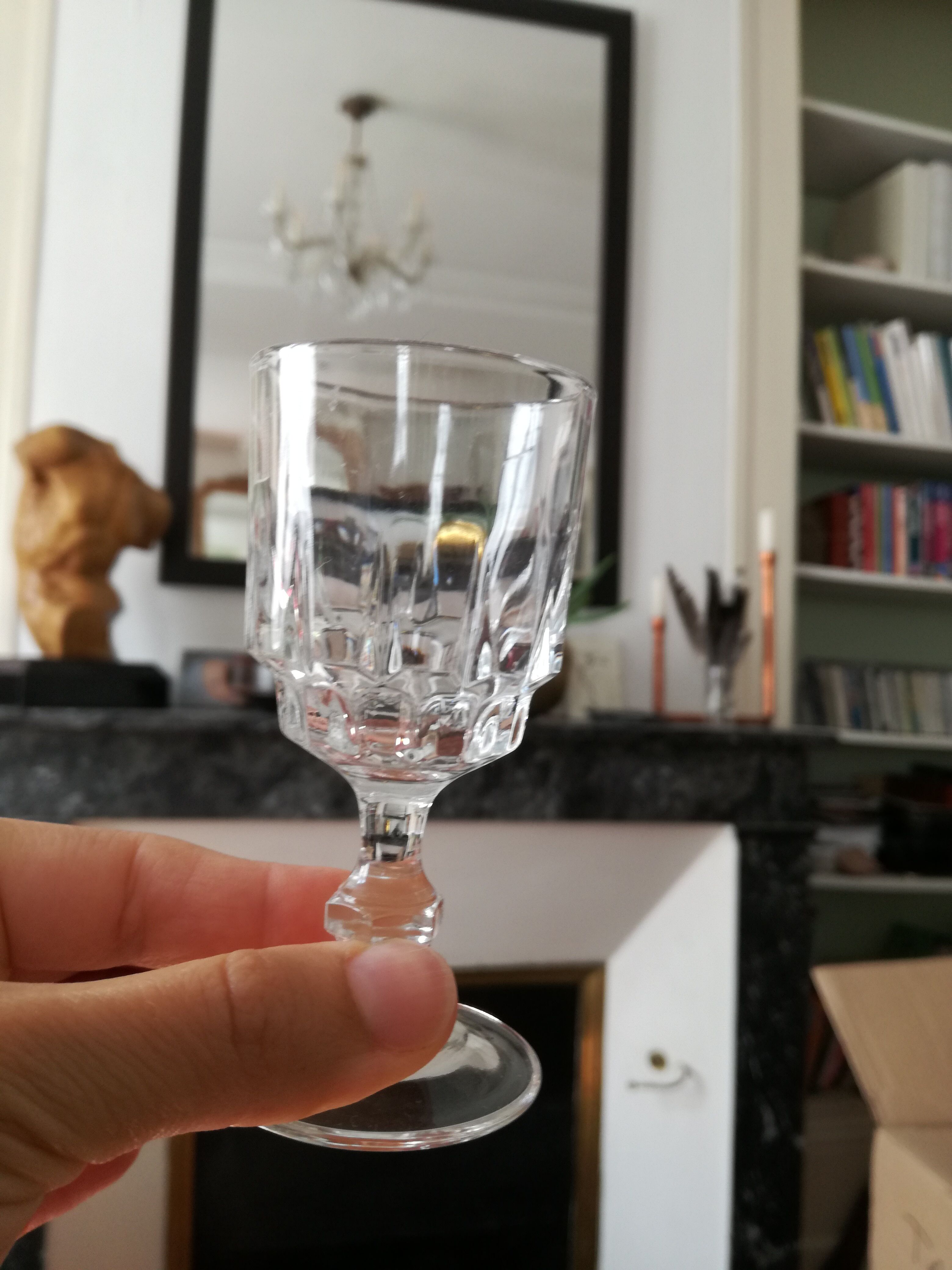 Lot de 11 Verres à liqueur en cristal