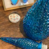 Turquoise blue Empoli decanter