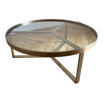 Brass coffee table made.com