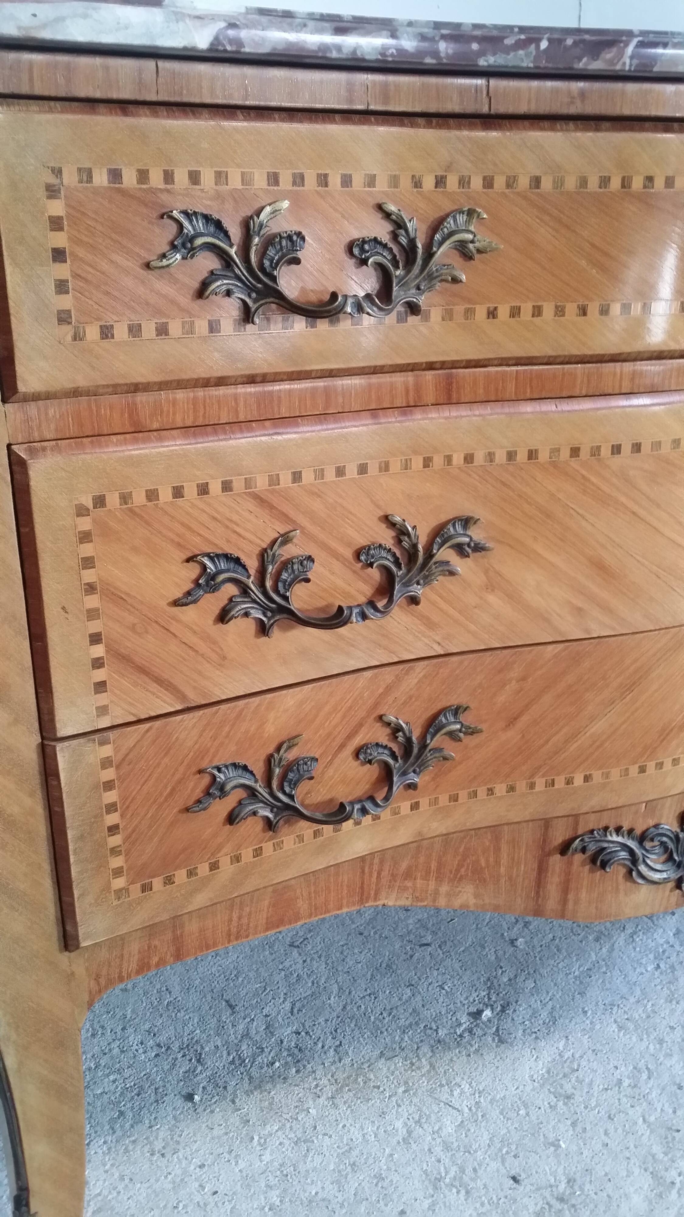 Louis XV chest of drawers