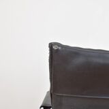 German leather lounge chair, 1970s