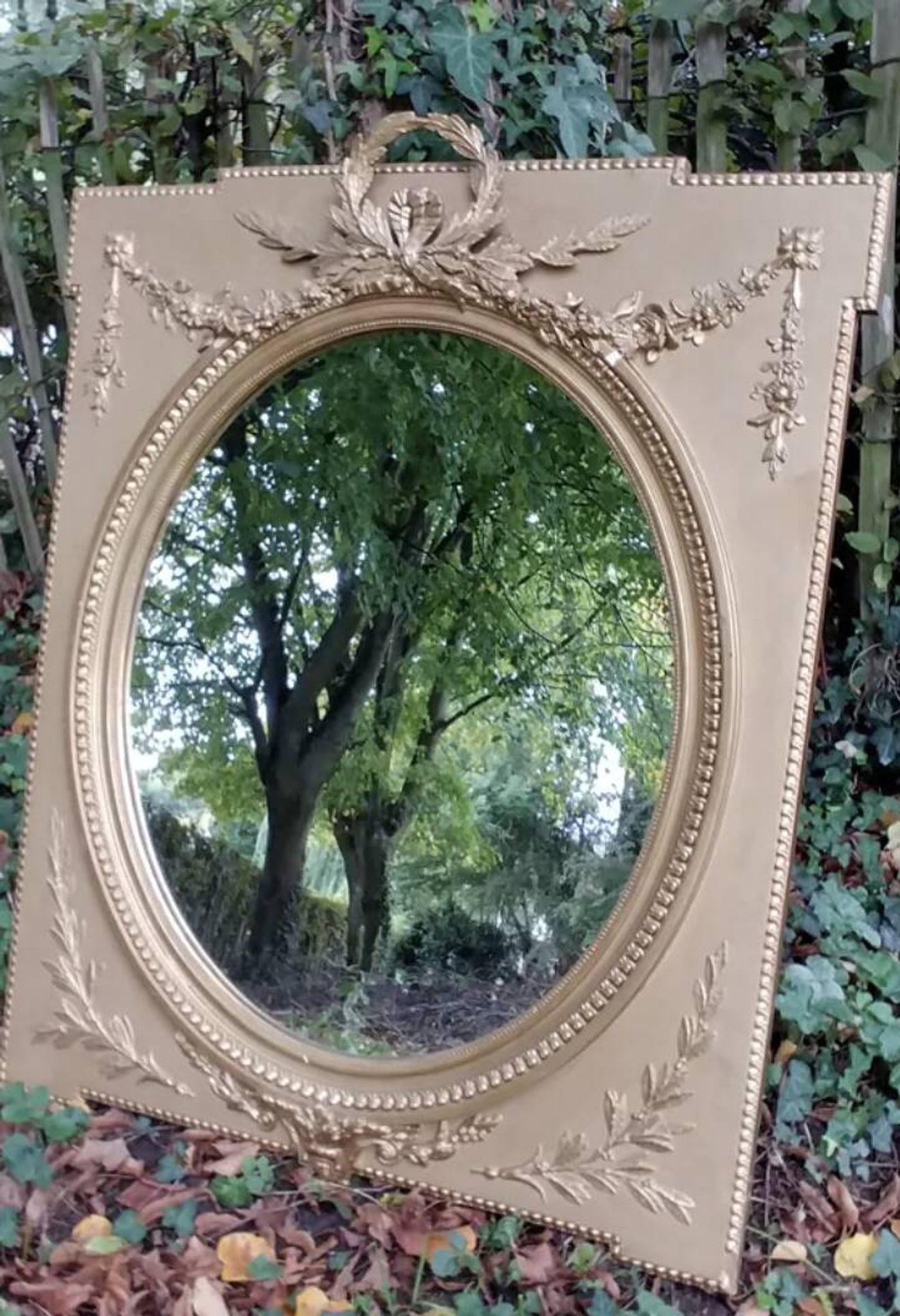 Trumeau Miroir de style Louis XVI 90x74