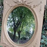 Trumeau Louis XVI style mirror 90x74