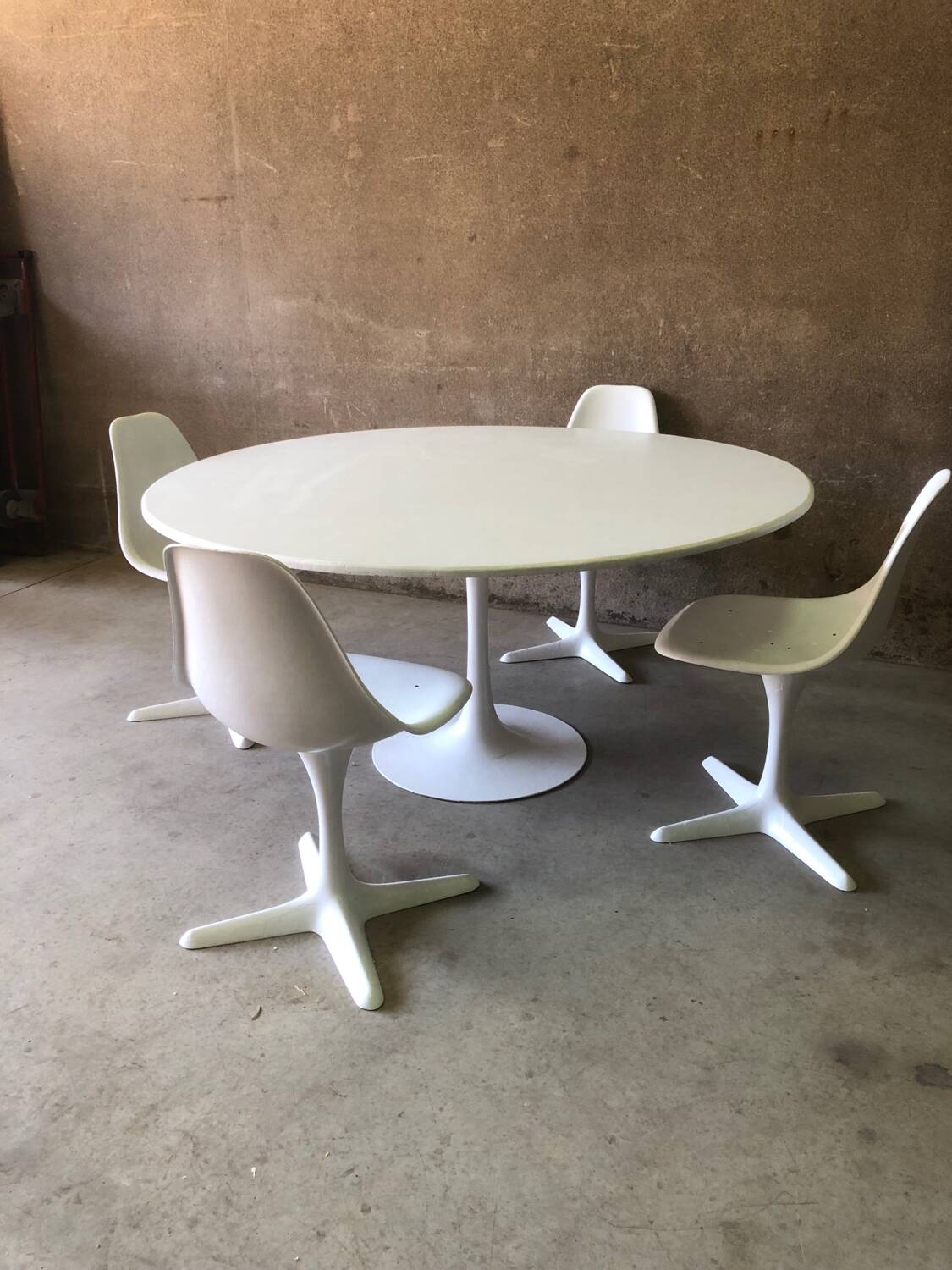 Vintage Arkana Table and Chair by Maurice Burke