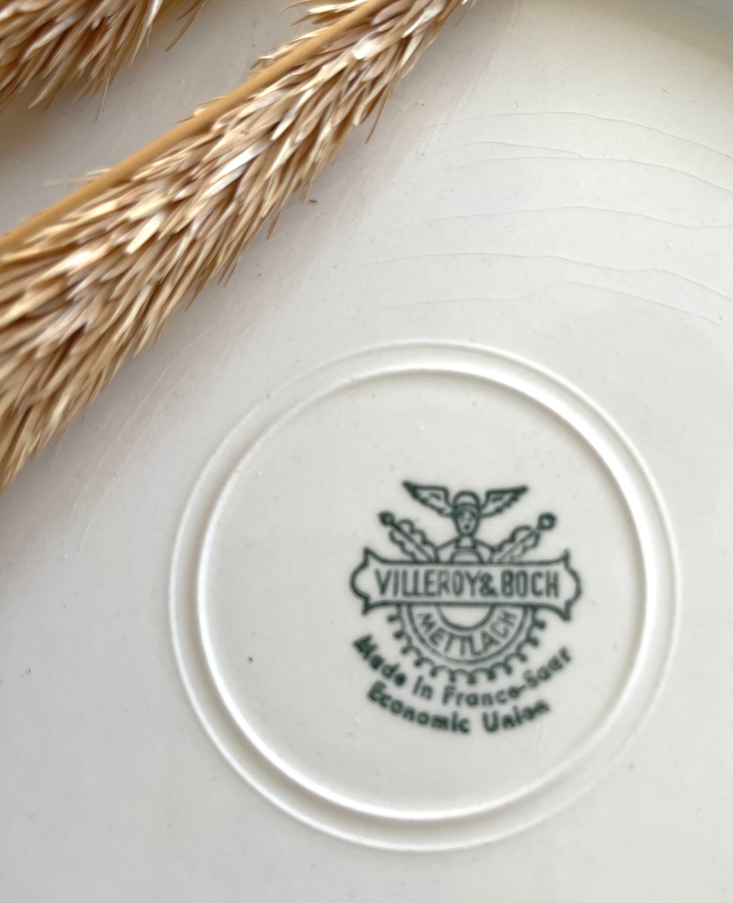 12 plates Villeroy & Boch 1950