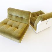Ensemble de 2 chauffeuses de Mario Bellini 70s