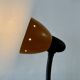 Vintage orange painted metal desk lamp