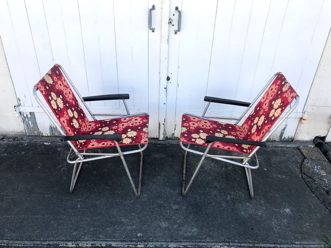 Vintage garden chairs, set of 2