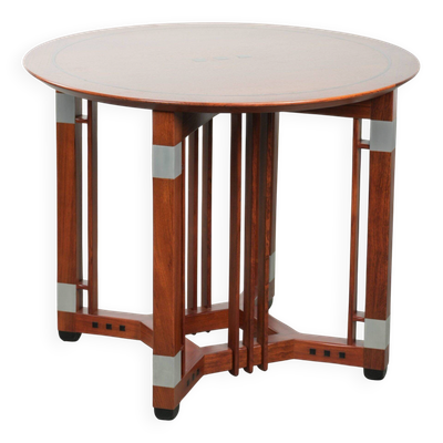 Table d'appoint/café de style Art Déco ronde.