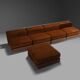 Rare modular Lucite canapé by Roberto Monsani for Acerbis, Italy 1975