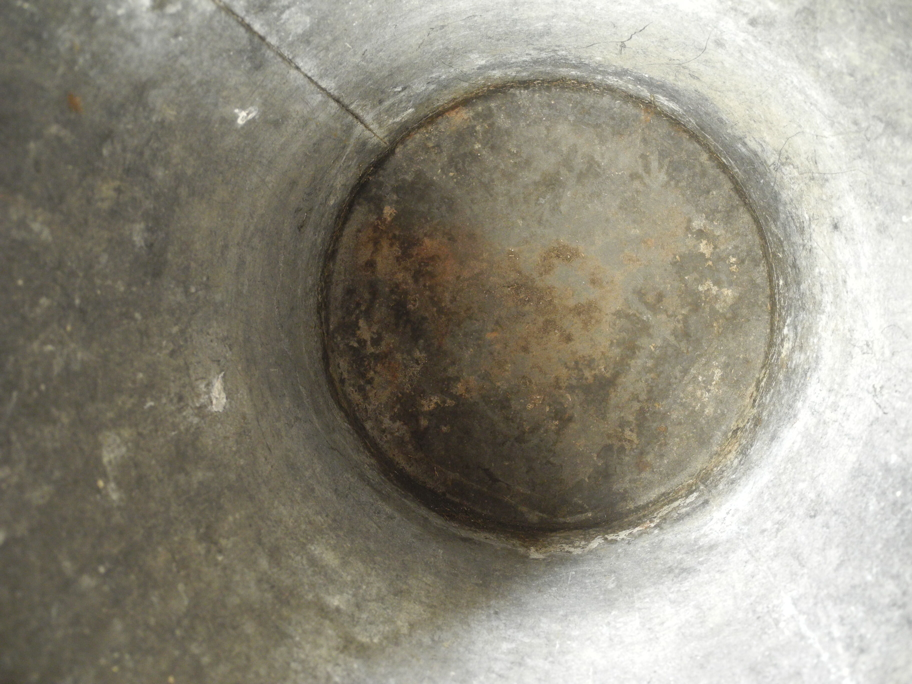 Old bucket coal zinc old zinc coal bucket zinkkohleeimer rustic decoration