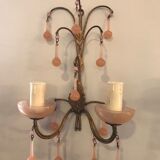 Wall light pair Murano 1950