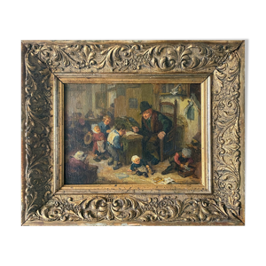 Tableau Le maître d'école copie