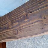 Bench 100 cm old solid wood with patina