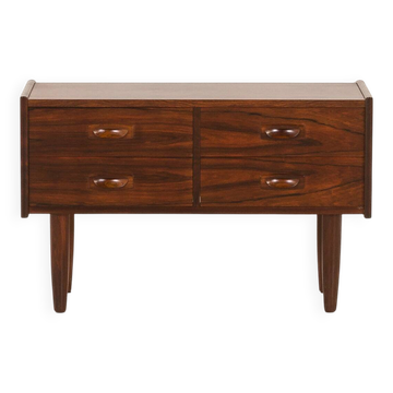 Small Danish rosewood chest of drawers, 1960s