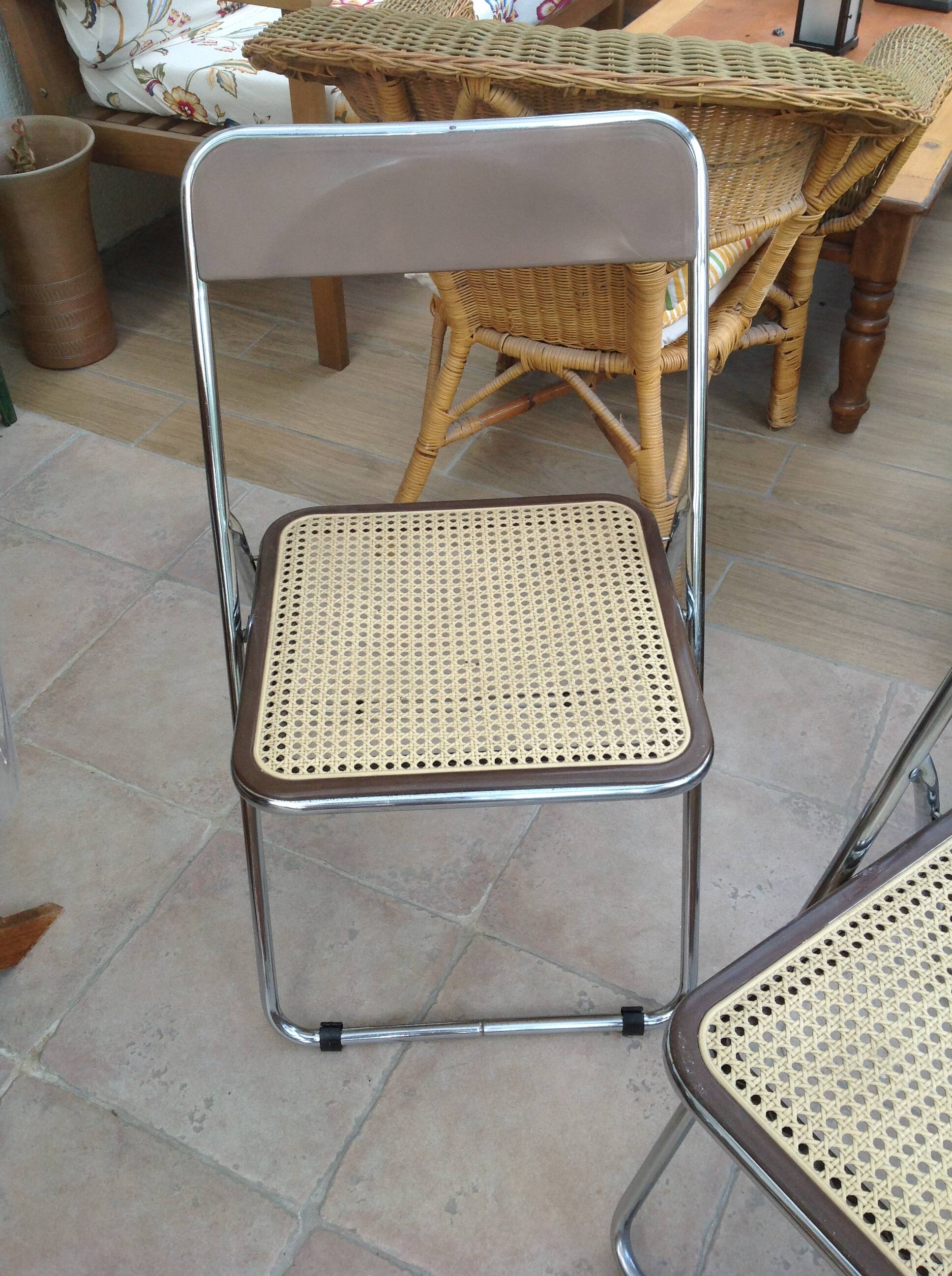 Chaises Pliantes vintage