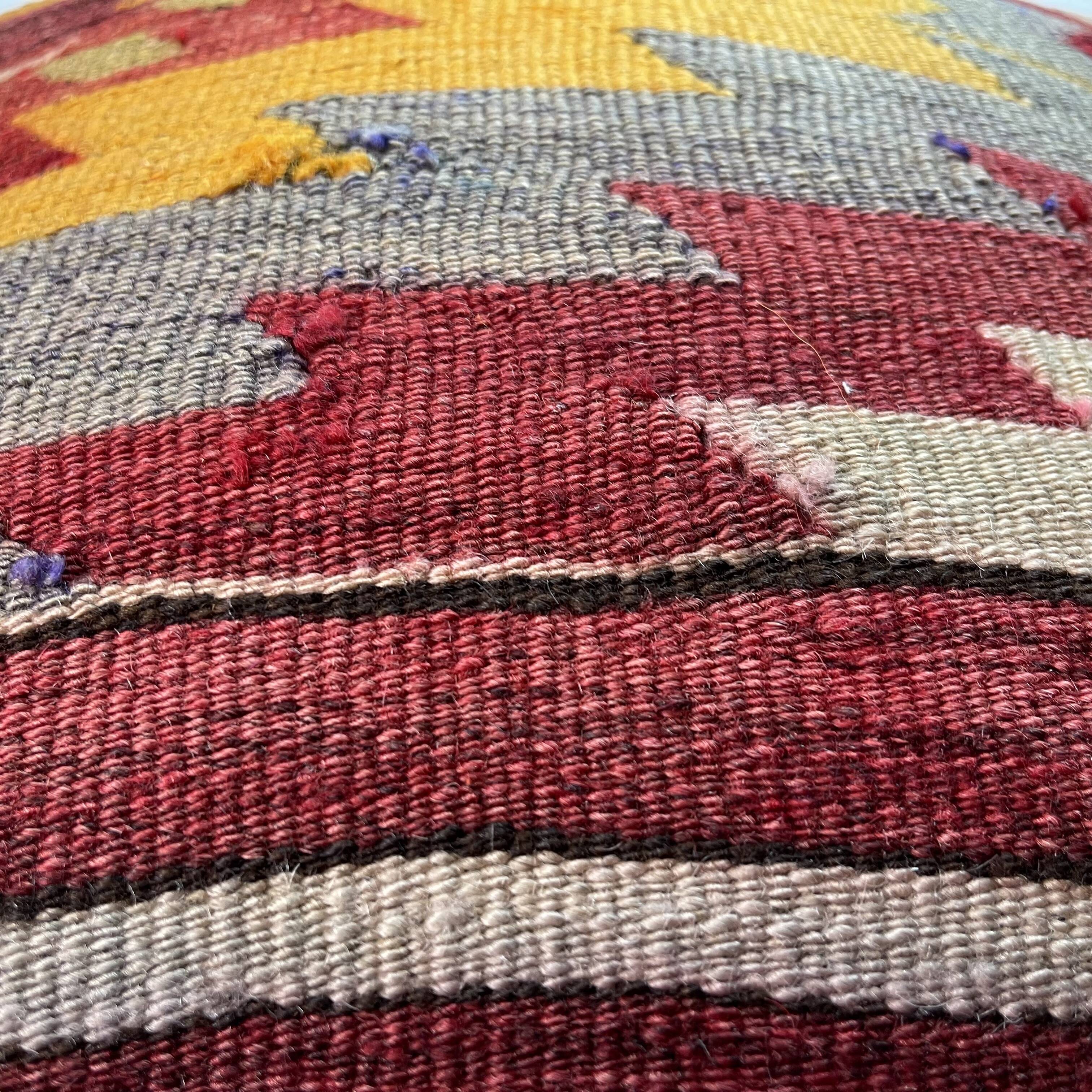 Vintage turkish kilim cushion cover 40 x 40 cm