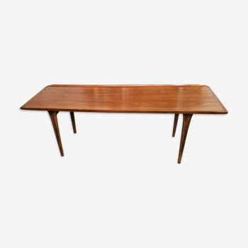 Scandinavian-style teak coffee table