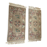 Antique Chinese handmade wool rug