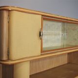 High beech rows, 1950s, set of 2