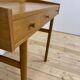 Table de maquillage en teck avec miroir, Danemark 1960