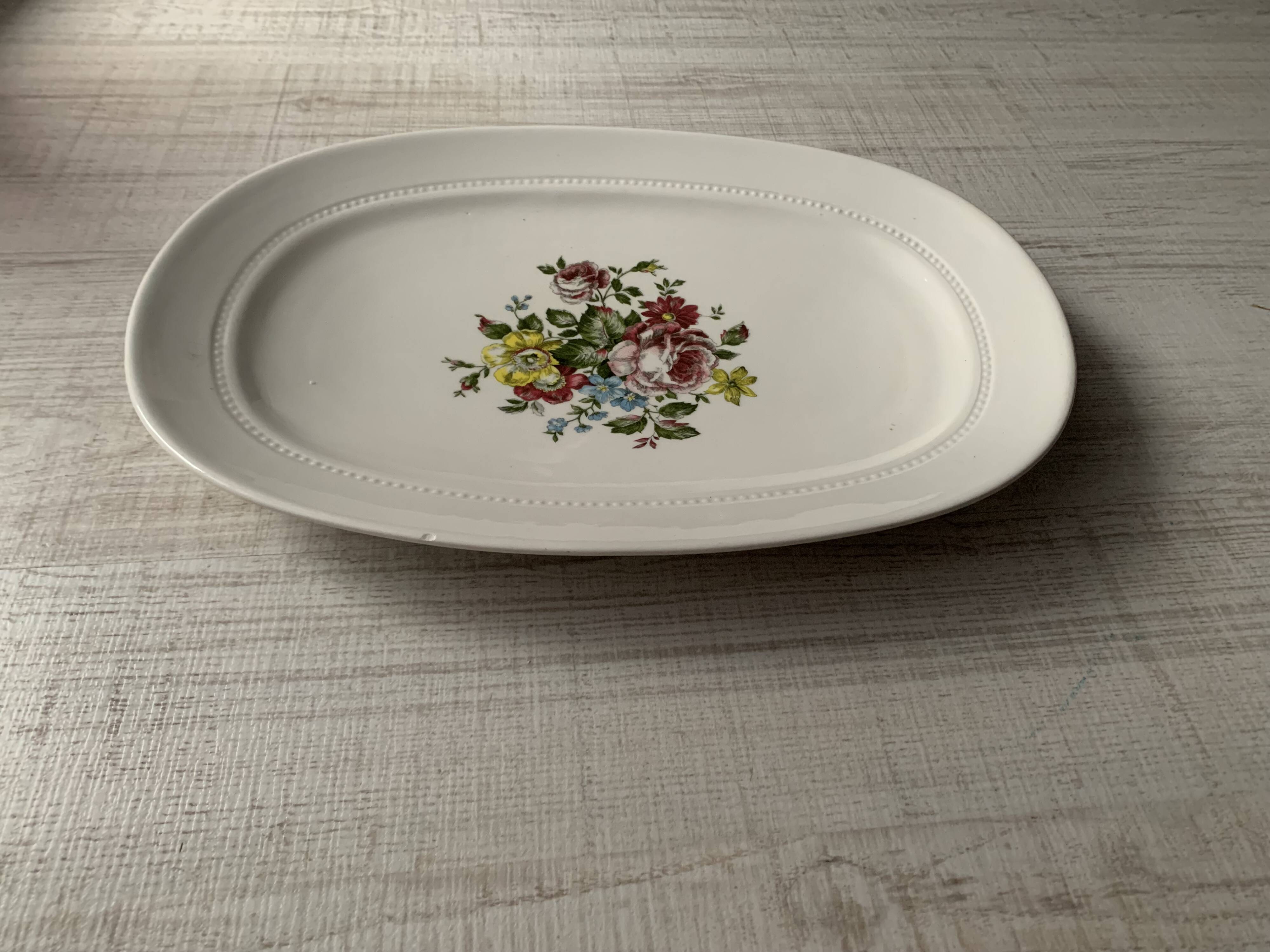 Luneville oval dish