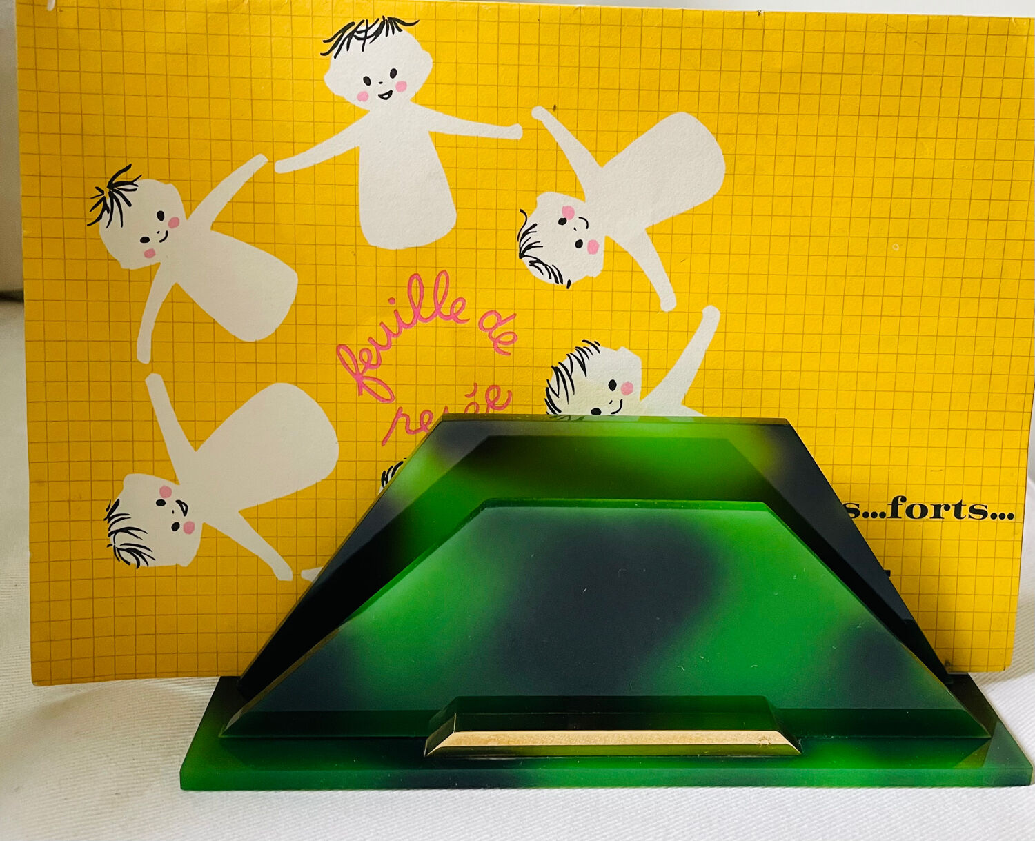 Mail rack tortoiseshell gold starry