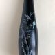 Black laqué wooden vase