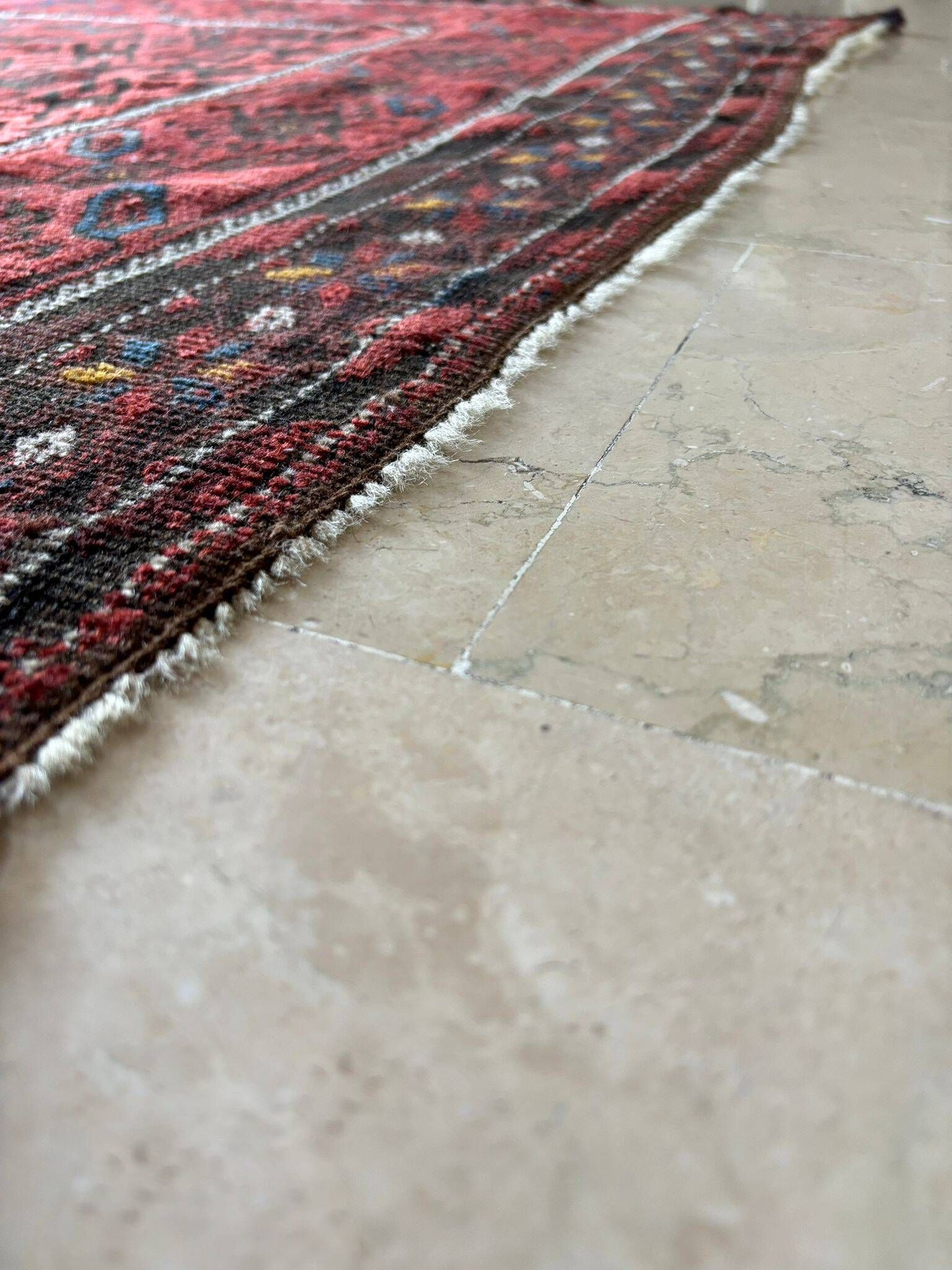 Carpet made in Iran, in very good condition, multicoloured, very picturesque.