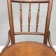 Pair chairs bistrot Thonet pyrograved design 1900 Art Nouveau