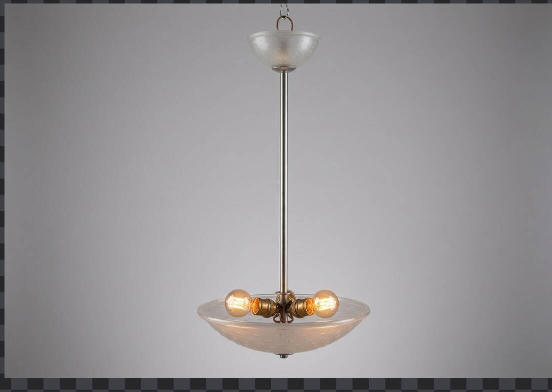 Suspension en verre de Murano par Ercole Barovier pour Barovier, Italie, 1930