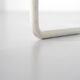 "400" bench in white wood by Harry Bertoia for Knoll International.