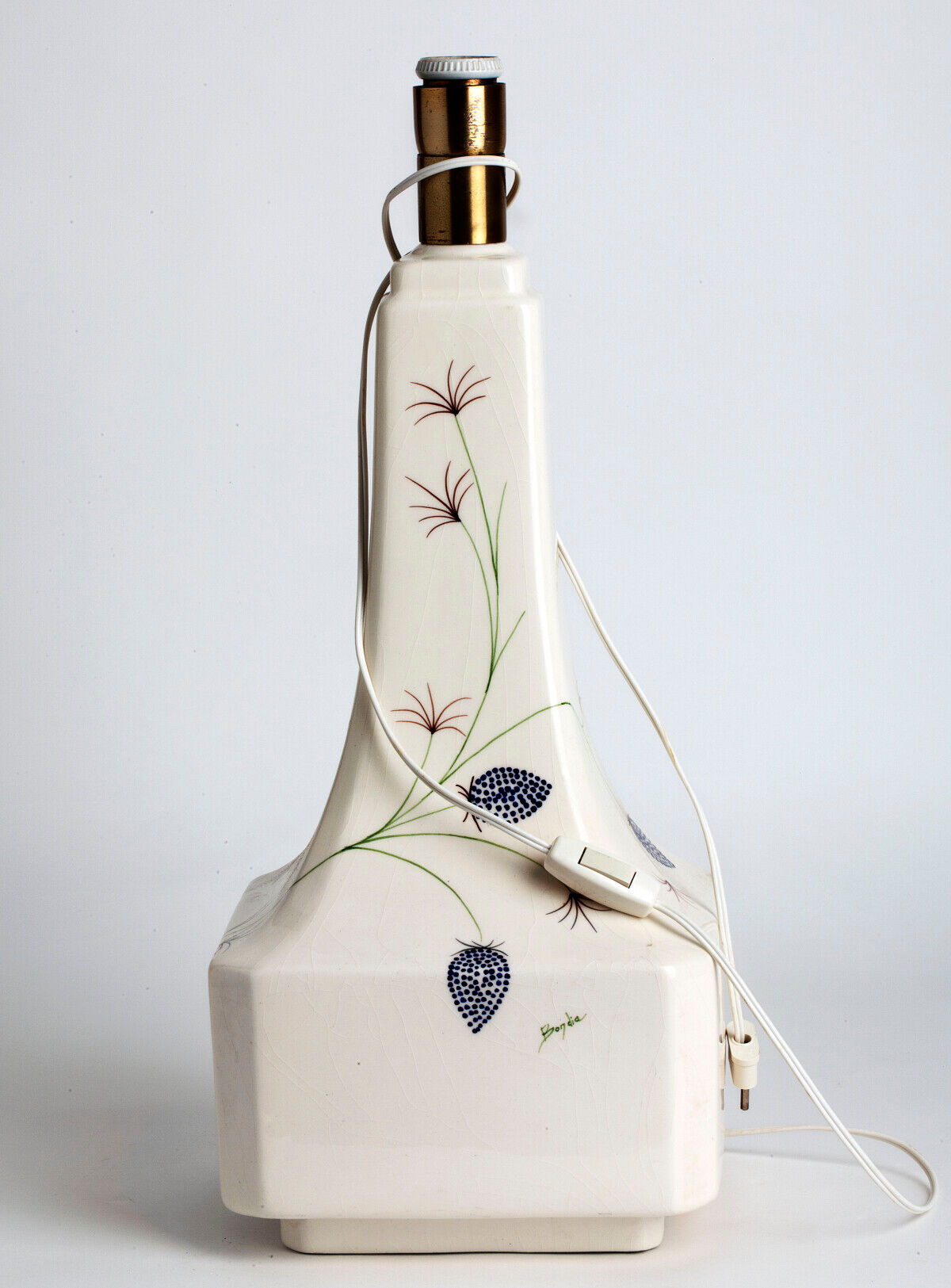 Hand-painted Bondia lamp