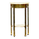 Gilded brass console