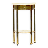 Console en laiton doré