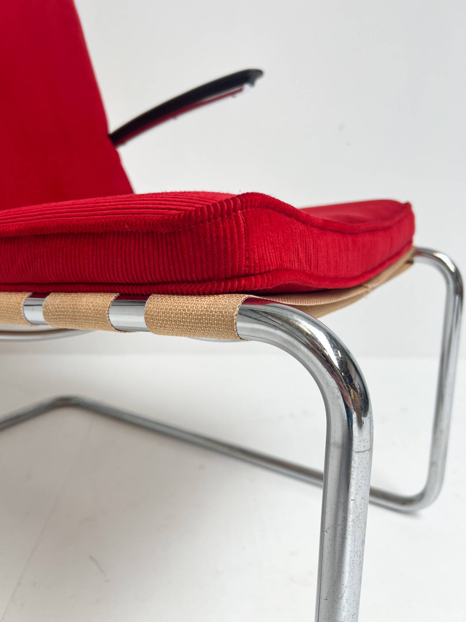 Zeer unieke Gispen 411 fauteuil uit de 1930’s. Uniek, omdat dit model sinds