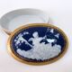 Limoges porcelain bonbonnière signed E. Chalais, 1950