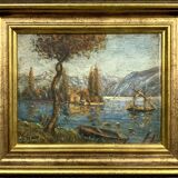 20th century french school by reboulet (?): oil on canvas