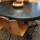 Baumann-type table with 4/8-person extensions.