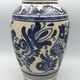 Vase poterie vintage en terre cuite vernissée de korond