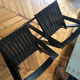 Lot de 2 chaises pliantes style Aldo Jacober