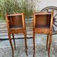 2 vintage bedside tables