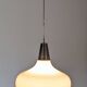 White opaline pendant light from the 60s/70s