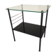 Tablet-end sofa of the 60s in glass