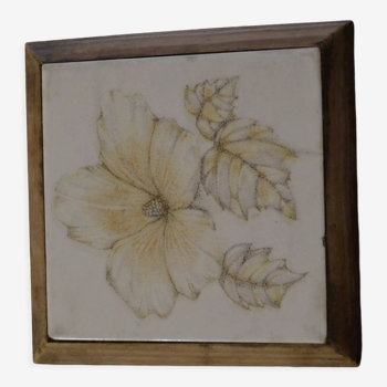 Dessous de plat à fleurs