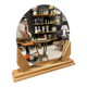 Oak tabletop mirror 1950